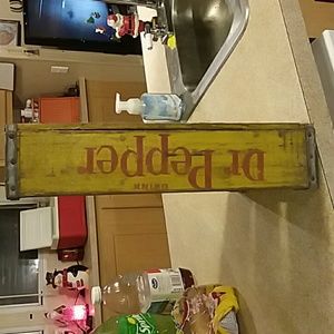 Old Wooden dr.Pepper crate